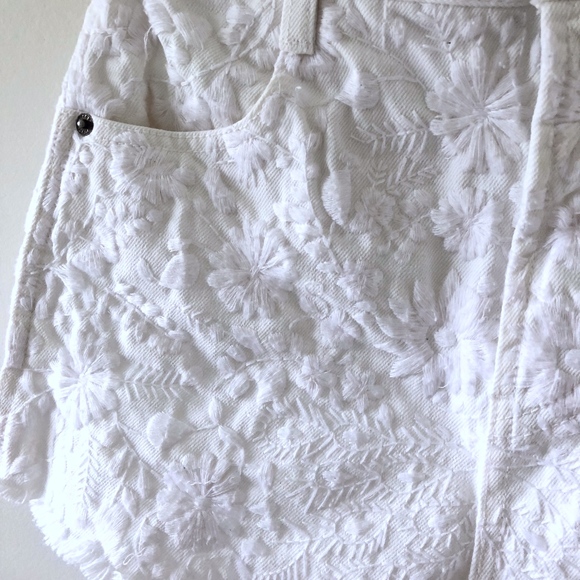 Free People Pants - Embroidered FP Shorts Free People Pants - Embroidered FP Shorts